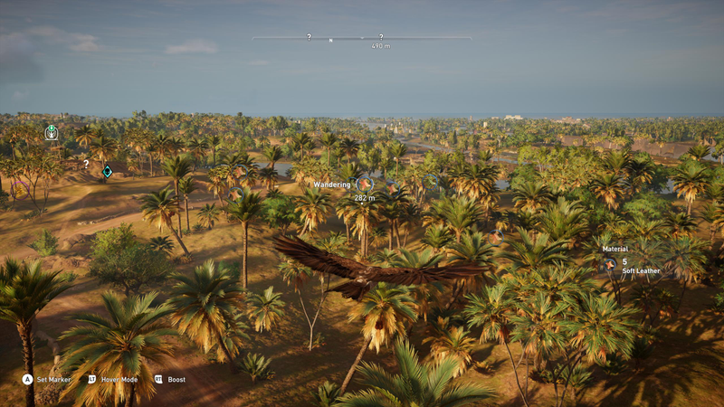 Senu identifies anything worth hunting down by placing an icon over it. Don’t waste time with animals that don’t have an icon unless they’re right in front of you.